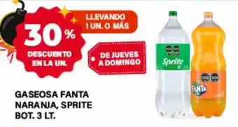 Fanta gaseosa naranja, sprite