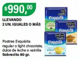 Supermercados Damesco Exquisita postres oferta
