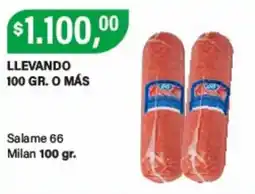 Supermercados Damesco Salame 66 Milan oferta