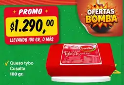 Supermercados Damesco Cosalta queso Tybo Argentino oferta