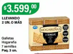 Supermercados Damesco Hogareñas galletas 7 semillas oferta