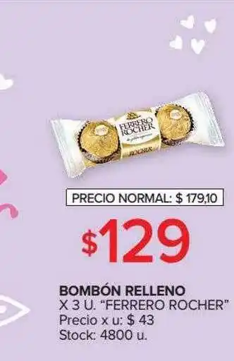 Carrefour Market Bombón Relleno Ferrero Rocher oferta