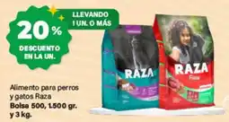Supermercados Damesco Raza alimento para perros y gatos oferta