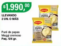 Supermercados Damesco Maggi puré de papas cremoso oferta