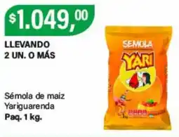Supermercados Damesco Yari sémola de maiz oferta