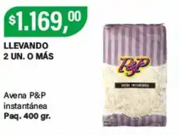 Supermercados Damesco P&P avena instantánea oferta