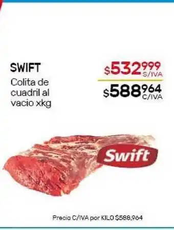 Nini Mayorista Swift Colita de cuadril al vacio xkg oferta