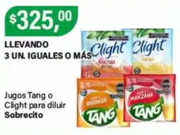 Supermercados Damesco Tang jugos o Clight para diluir oferta