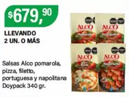 Supermercados Damesco Alco salsas pomarola pizza filetto portuguesa napolitana oferta