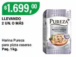 Supermercados Damesco Pureza harina para pizza caseras oferta
