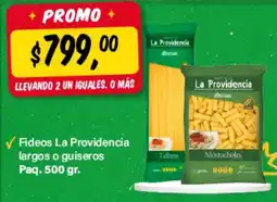 Supermercados Damesco La providencia fideos largos o guiseros oferta