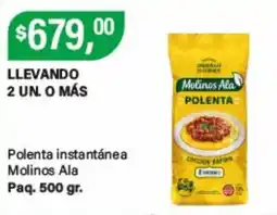 Supermercados Damesco Molinos Ala polenta instantánea oferta