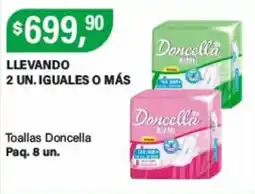 Supermercados Damesco Doncella toallas oferta