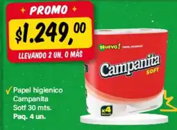 Supermercados Damesco Campanita papel higienico soft oferta