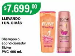 Supermercados Damesco Elvive shampoo o acondicionador oferta
