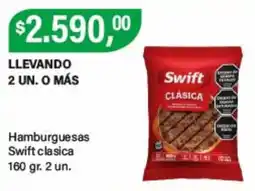 Supermercados Damesco Swift hamburguesas clasica oferta