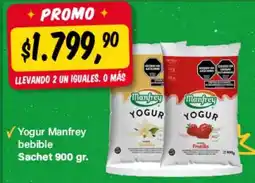 Supermercados Damesco Manfrey yogur bebible oferta