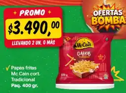 Supermercados Damesco McCain papas fritas cort. Tradicional oferta