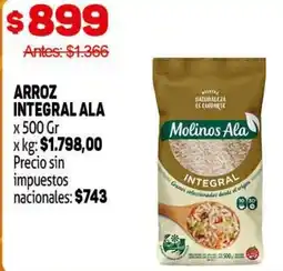 Makro Molinos Ala arroz integral ala oferta