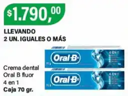 Supermercados Damesco Oral B crema dental fluor 4 en 1 oferta