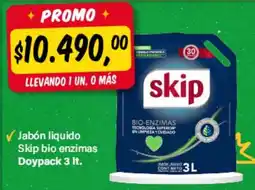 Supermercados Damesco Skip jabón liquido bio enzimas oferta