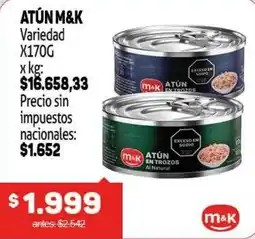 Makro M&K atún en trozos oferta
