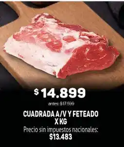 Makro Cuadrada a/v y feteado oferta
