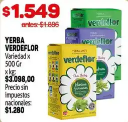 Makro Yerba verdeflor oferta