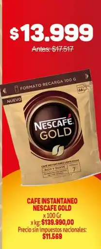 Makro Nescafe gold cafe instantaneo oferta