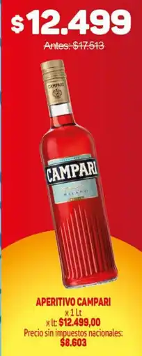 Makro Campari aperitivo oferta
