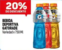 Makro Gatorade bebida deportiva oferta