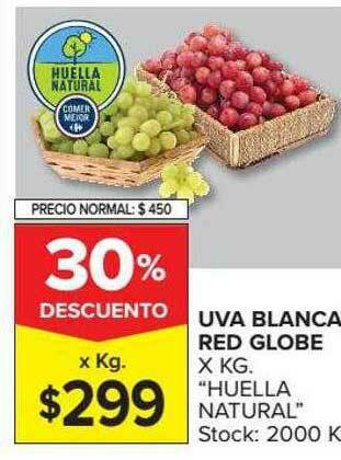 Carrefour Market Uva Blanca Red Globe oferta