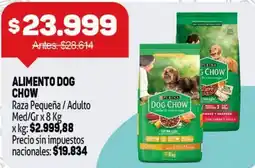 Makro Dog chow alimento dog oferta