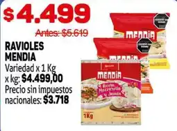 Makro Mendia ravioles oferta