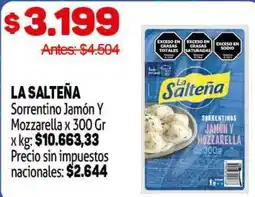 Makro La saltena sorrentinos jamon y mozzarella oferta