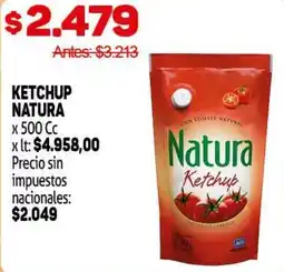 Makro Natura ketchup oferta
