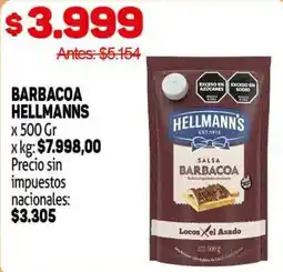 Makro Hellmanns salsa barbacoa oferta