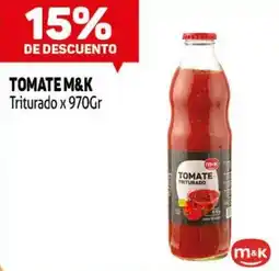 Makro M&K tomate triturado oferta