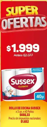 Makro Sussex rollo de cocina oferta