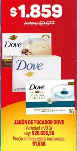 Makro Dove jabón de tocador oferta