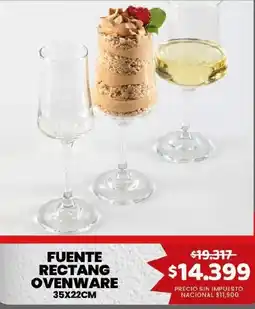 Makro Fuente rectang ovenware oferta