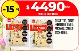 Supermercados DIA Tybo queso danbo feteado dia oferta