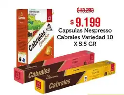 Makro Cabrales capsulas nespresso cabrales variedad 10 oferta