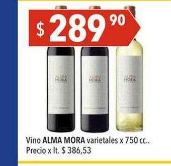 Hergo Vino Alma Mora Varietales oferta