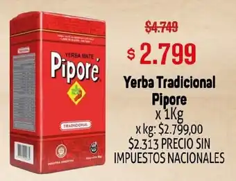 Pipore yerbamate tradicional