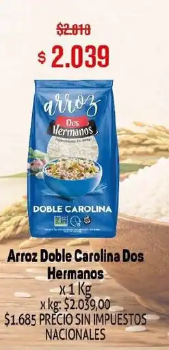 Makro Dos Hermanos arroz doble carolina oferta
