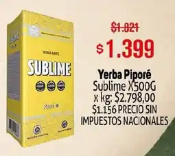 Makro Sublime yerba mate oferta