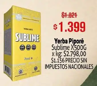 Sublime yerba mate