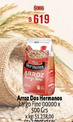 Makro Dos Hermanos arroz largo fino oferta