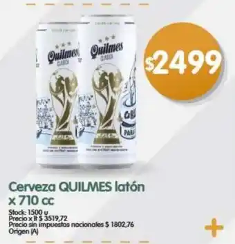 Quilmes cerveza